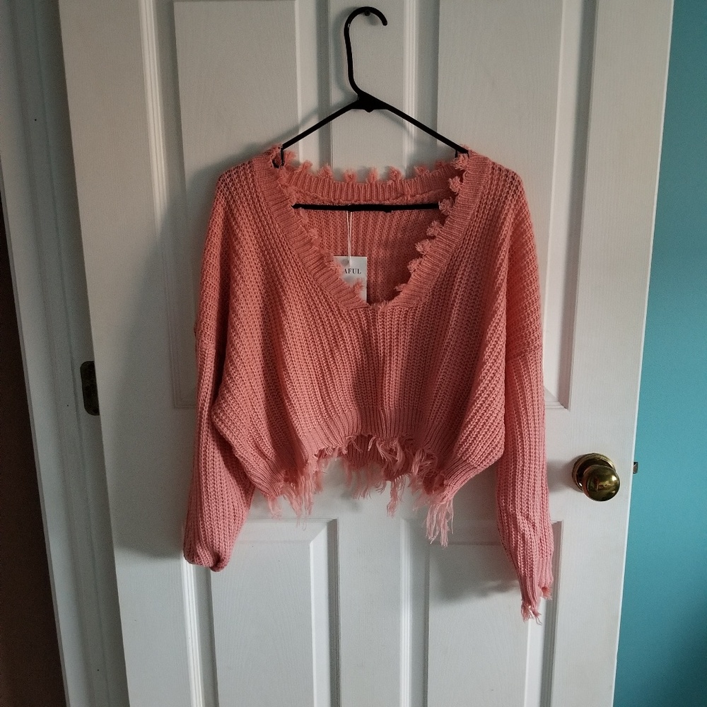 Pink sweather